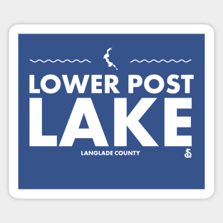 Langlade County, Wisconsin - Lower Post Lake Sticker